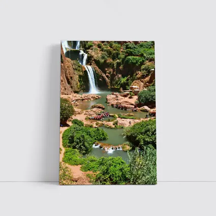 Ouzoud Waterfalls Morocco Red Rock Gorge