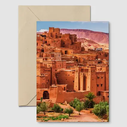 Ait Benhaddou Ancient Kasbah Morocco Desert