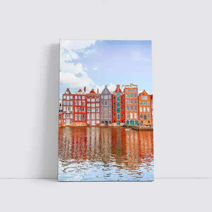 Amsterdam Canal Houses Colorful Dutch Architecture
