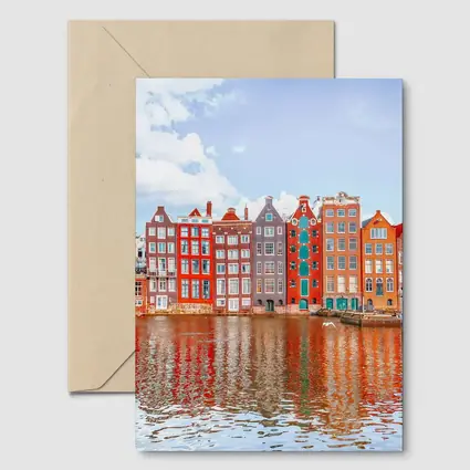 Amsterdam Canal Houses Colorful Dutch Architecture