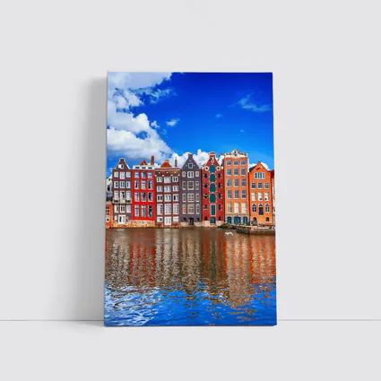 Amsterdam Canal Houses Colorful Dutch Architecture