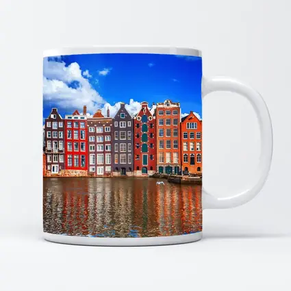 Amsterdam Canal Houses Colorful Dutch Architecture