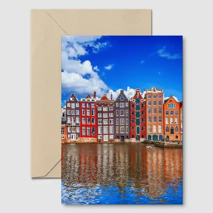 Amsterdam Canal Houses Colorful Dutch Architecture