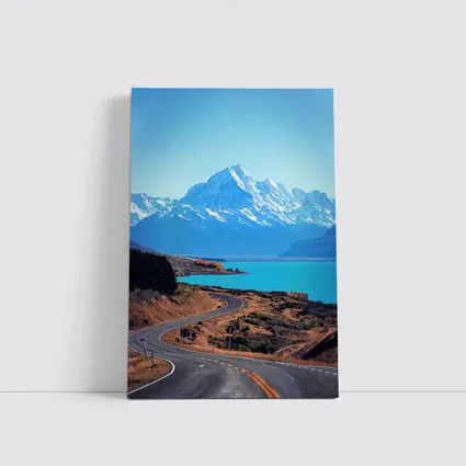 Winding Road Mount Cook New Zealand