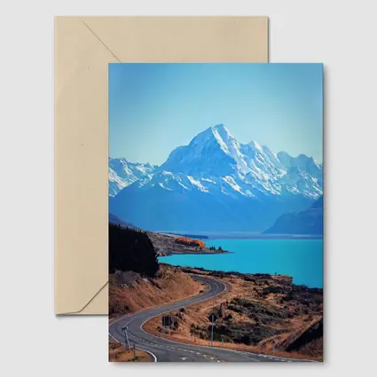 Winding Road Mount Cook New Zealand