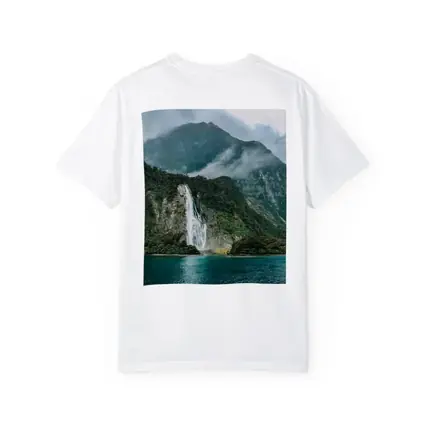 Milford Sound Waterfall New Zealand Mountain