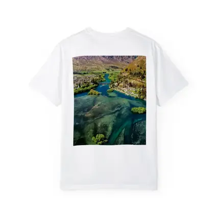 Queenstown New Zealand Aerial River Mountain View