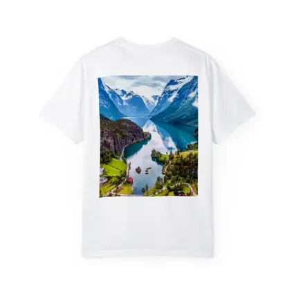 Norwegian Fjord Valley Lake Mountain Landscape