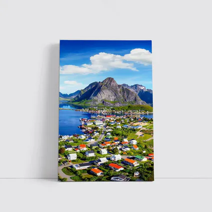 Reine Lofoten Norway Coastal Village Mountain