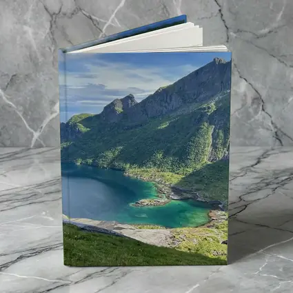 Norwegian Fjord Turquoise Lake Mountain Landscape