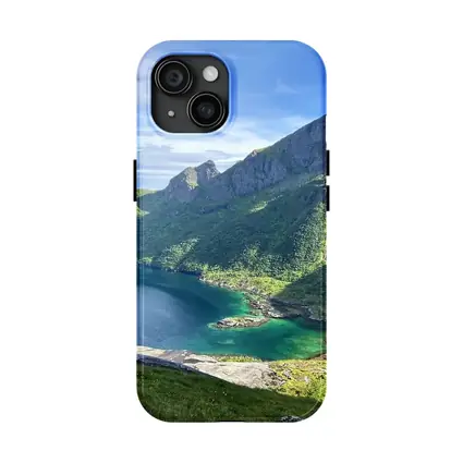 Norwegian Fjord Turquoise Lake Mountain Landscape