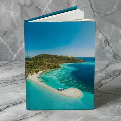 Tropical Island Sandbar Aerial Ocean View