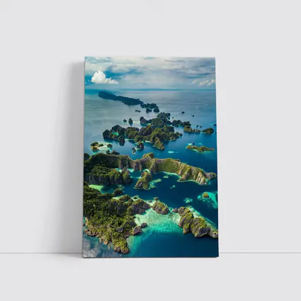 Raja Ampat Islands Aerial Ocean View