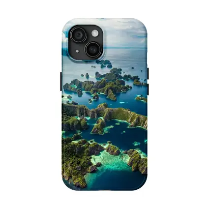 Raja Ampat Islands Aerial Ocean View