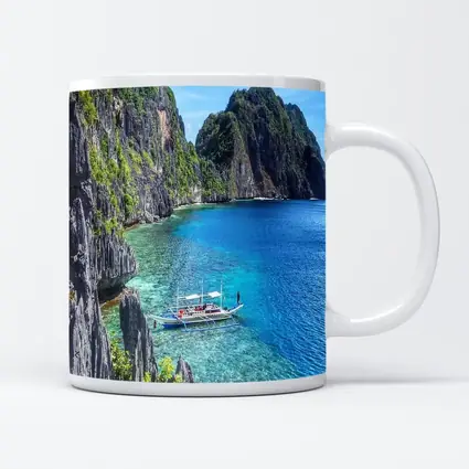 El Nido Palawan Crystal Blue Lagoon Cliffs