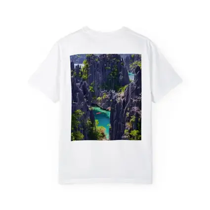 Coron Lagoon Limestone Cliffs Turquoise Water