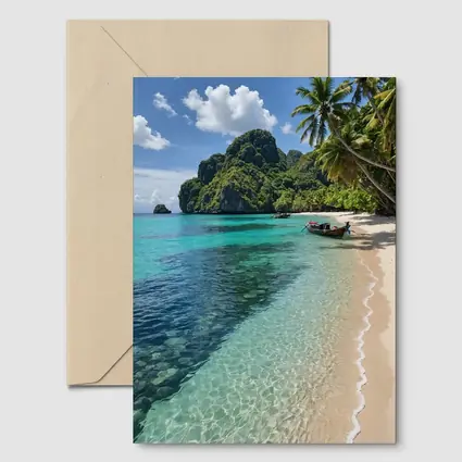 Thailand Tropical Beach Clear Turquoise Water