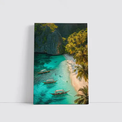El Nido Beach Palawan Crystal Clear Turquoise Waters