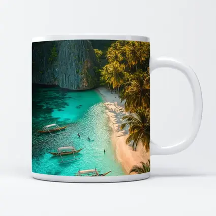 El Nido Beach Palawan Crystal Clear Turquoise Waters
