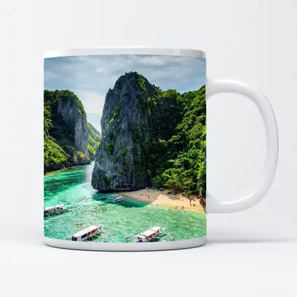 El Nido Palawan Turquoise Lagoon Limestone Cliffs