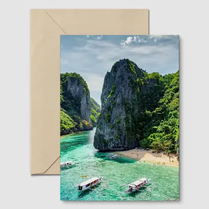 El Nido Palawan Turquoise Lagoon Limestone Cliffs