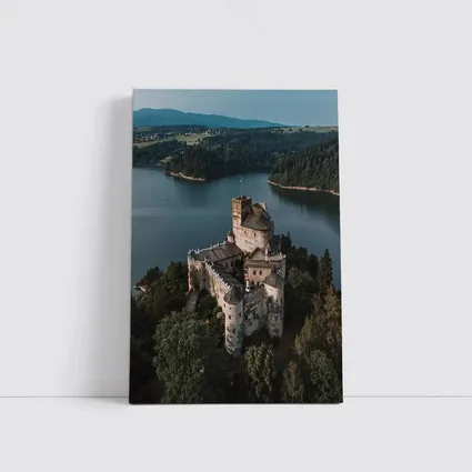 Niedzica Castle Aerial View Lake Poland