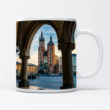 St Mary Basilica Krakow Main Square Arch View