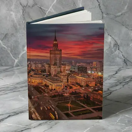 Palace of Culture Warsaw Dramatic Sunset Sky