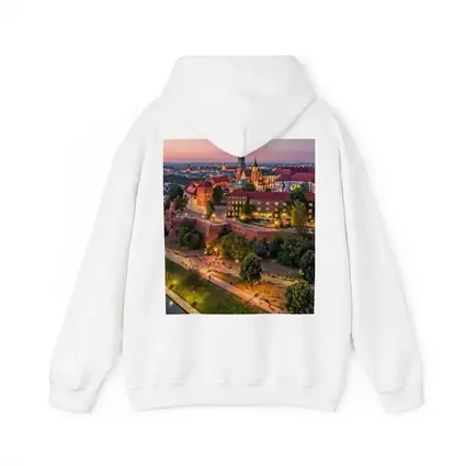 Wawel Castle Krakow Aerial Sunset View