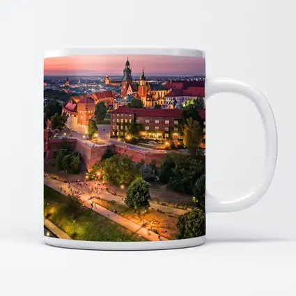 Wawel Castle Krakow Aerial Sunset View