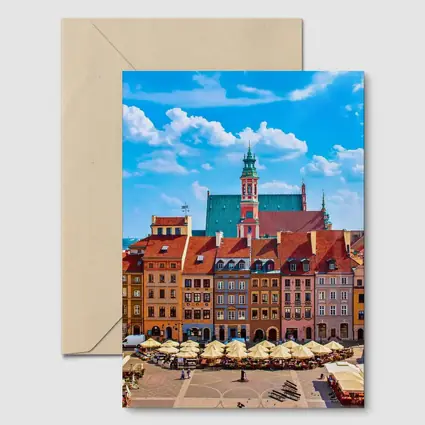 Warsaw Old Town Market Square Poland