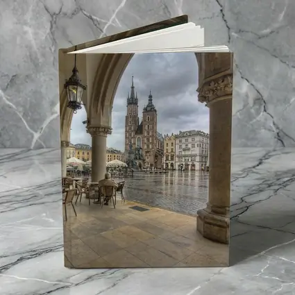 Krakow Main Square St Mary Basilica Rain