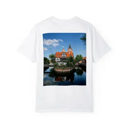 Gdansk Old Town Canal Reflection Poland