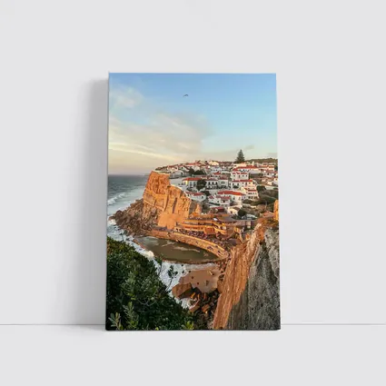 Azenhas do Mar Cliffside Village Portugal Sunset