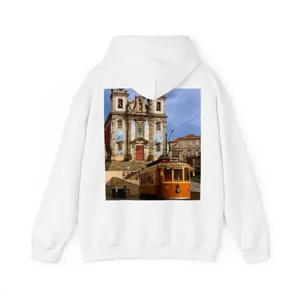 Porto Tram Church Saint Ildefonso Portugal