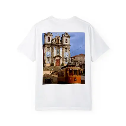 Porto Tram Church Saint Ildefonso Portugal