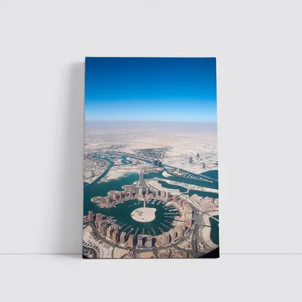 Pearl Qatar Aerial View Doha Skyline
