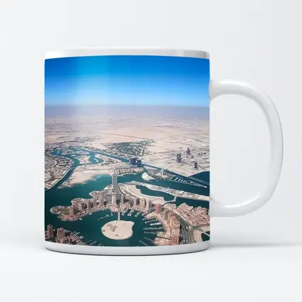 Pearl Qatar Aerial View Doha Skyline