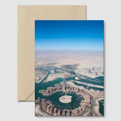 Pearl Qatar Aerial View Doha Skyline
