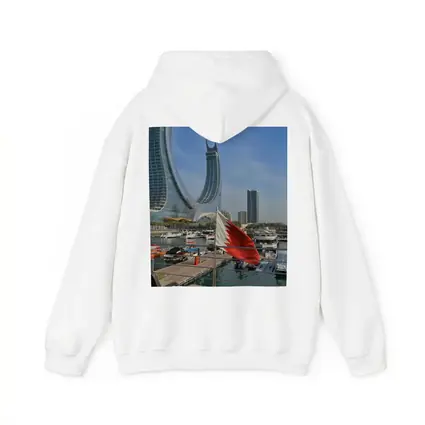 Bahrain Flag Marina Modern Skyline View
