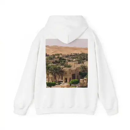 Arabian Desert Palace With Sand Dunes