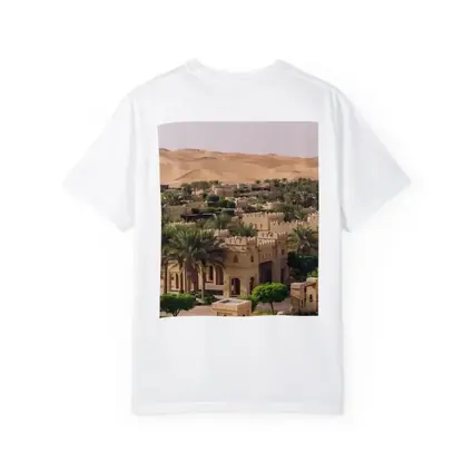 Arabian Desert Palace With Sand Dunes