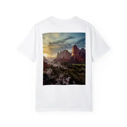 Zion Canyon Red Rocks Sunset Landscape