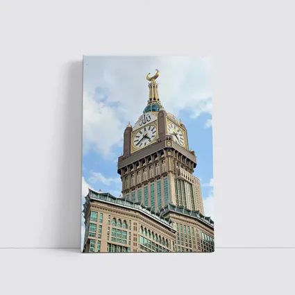 Makkah Clock Tower Islam Blue Sky