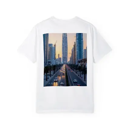 Dubai Sheikh Zayed Road Sunset Skyline