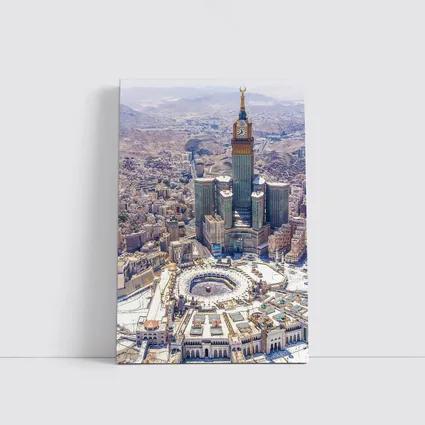 Mecca Grand Mosque Abraj Al Bait Aerial