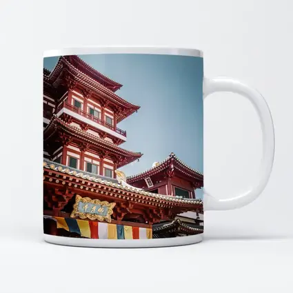 Buddha Tooth Relic Temple Singapore Blue Sky