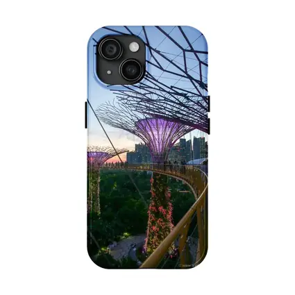 Singapore Gardens by the Bay Supertrees Skyline