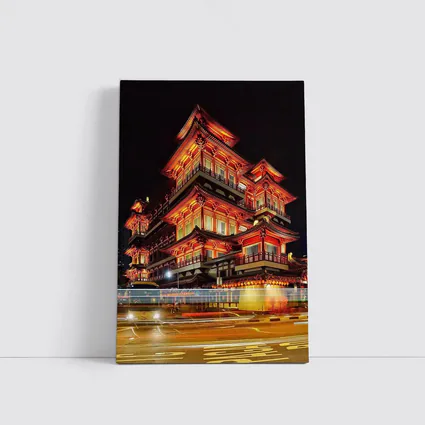 Buddha Tooth Relic Temple Singapore Night