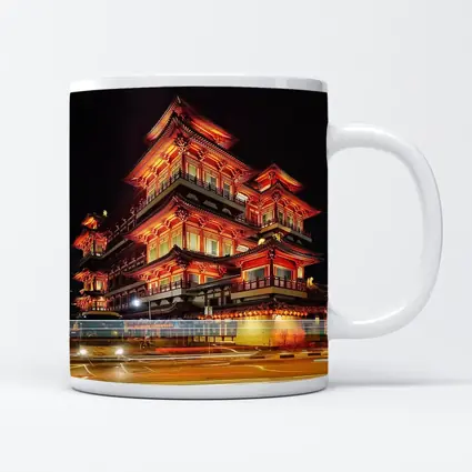 Buddha Tooth Relic Temple Singapore Night